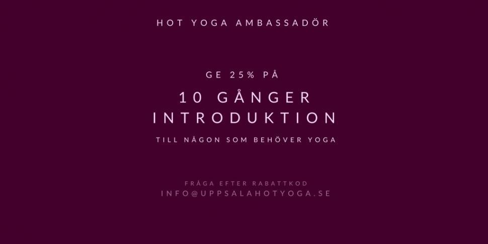 hot yoga ambassadör